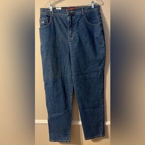 NWT Gloria Vanderbilt Blue Jeans Stretch Classic Fit Size 16W